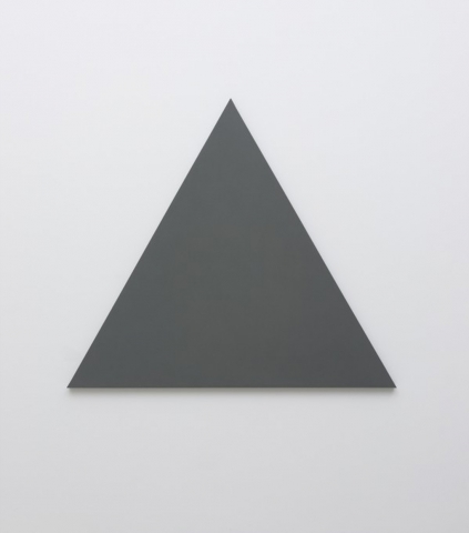 Alan Charlton. Triangle Paintings