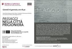 Martina Donati e Jacopo Benci. Passaggi nella citta' prigioniera Martina Donati e Jacopo Benci. Passaggi nella citta' prigioniera