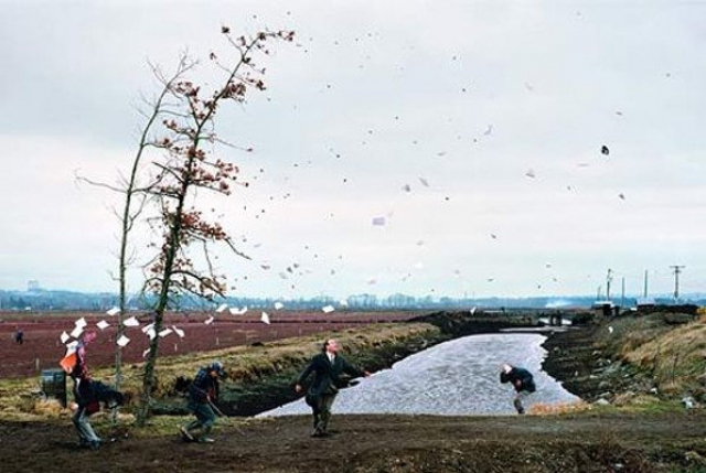 Richard Long, Jeff Wall e Enrico Castellani