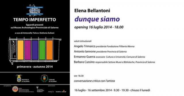 Elena Bellantoni. Tempo Imperfetto#3