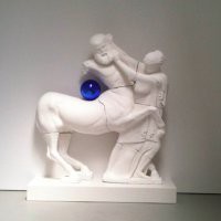 Jeff Koons "Gazing Ball (Centaur e Lapith Maiden)"