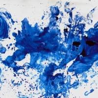 “Blue K" omaggio di Pizzi Cannella a Yves Klein
