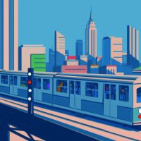 Emiliano Ponzi  "The Great New York Subway Map"