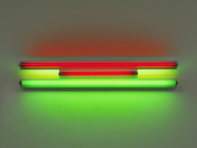 Dan Flavin "opere dalla fine degli anni '60 agli anni '90"