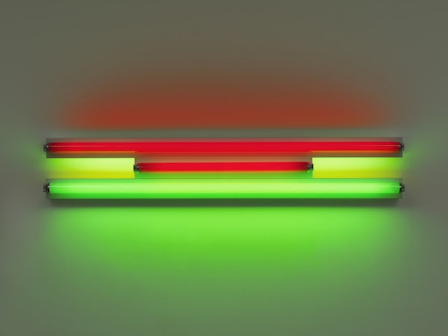 Dan Flavin "opere dalla fine degli anni '60 agli anni '90" Dan Flavin "opere dalla fine degli anni '60 agli anni '90"