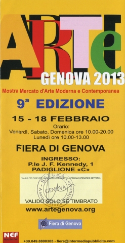 ARTEGENOVA 2013