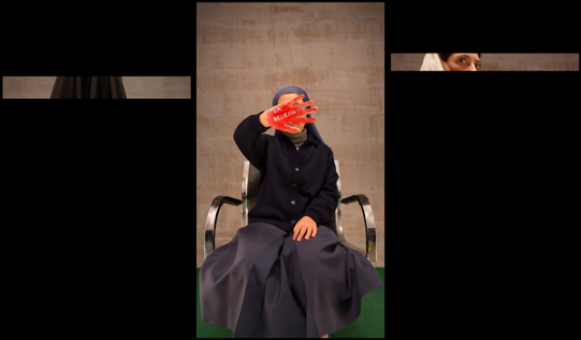 Francesca Montinaro "Veil of Freedom" Ritratto continuo mod. 3.375.020.000 Francesca Montinaro "Veil of Freedom" Ritratto continuo mod. 3.375.020.000
