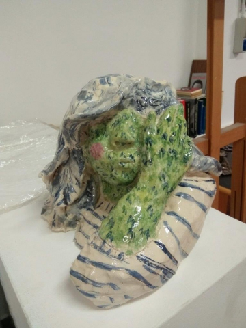 Lorenza Boisi  "In fondo al giardino un volto verde"