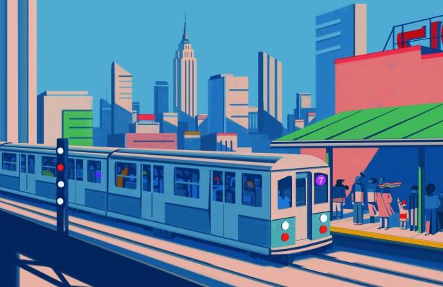 Emiliano Ponzi  "The Great New York Subway Map"