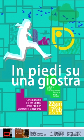 In piedi su una giostra