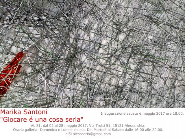 Marika Santoni. Giocare è una cosa seria Marika Santoni. Giocare è una cosa seria