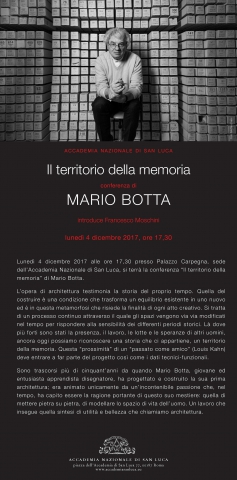 Il territorio della memoria  di  Mario Botta