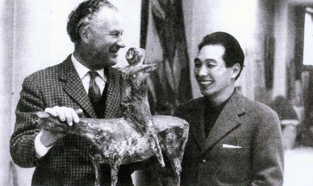 Marino Marini e Kengiro Azuma.  Il maestro e l&rsquo;allievo